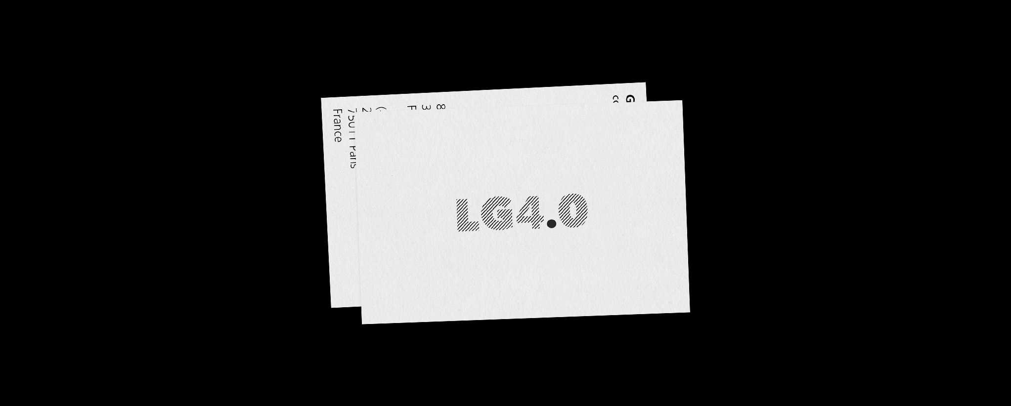 Carte de visite pour LG4.0 consulting