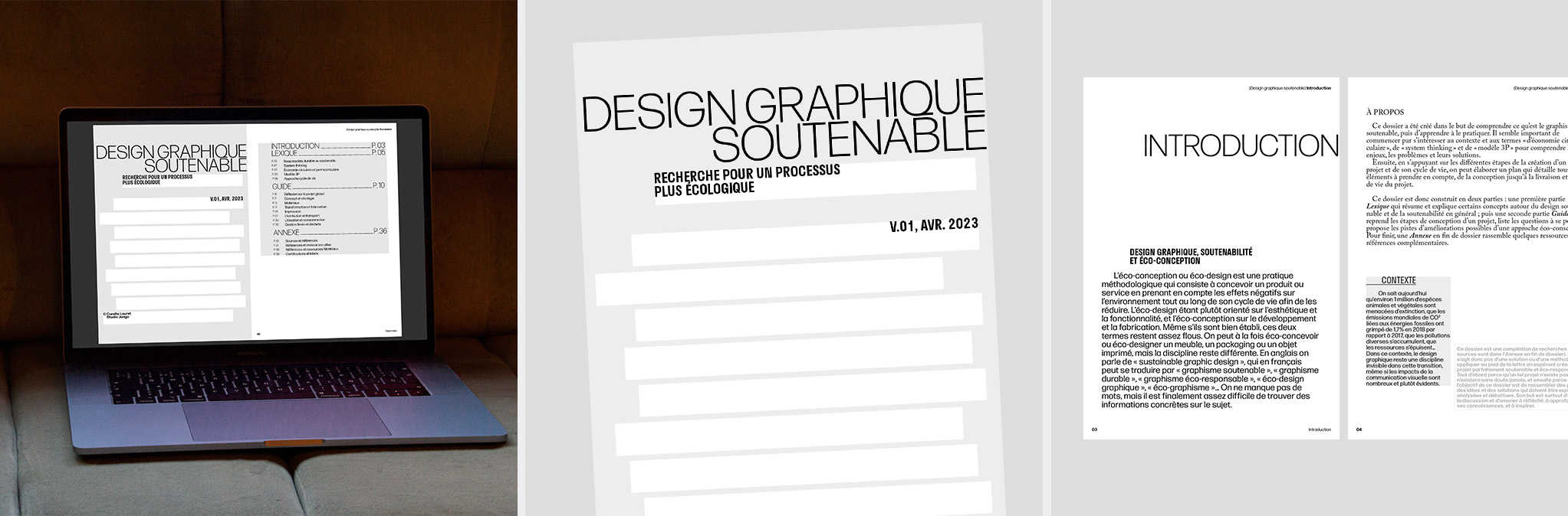 Dossier Design graphique soutenable